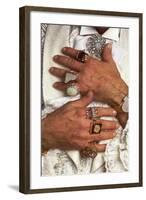 Too Many Big Rings-null-Framed Art Print