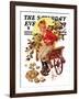 "Too Many Green Apples," Saturday Evening Post Cover, September 16, 1933-Joseph Christian Leyendecker-Framed Giclee Print