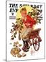 "Too Many Green Apples," Saturday Evening Post Cover, September 16, 1933-Joseph Christian Leyendecker-Mounted Giclee Print