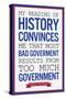 Too Much Government Thomas Jefferson Quote Plastic Sign-null-Stretched Canvas