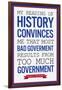 Too Much Government Thomas Jefferson Quote Plastic Sign-null-Framed Art Print