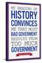 Too Much Government Thomas Jefferson Quote Plastic Sign-null-Stretched Canvas