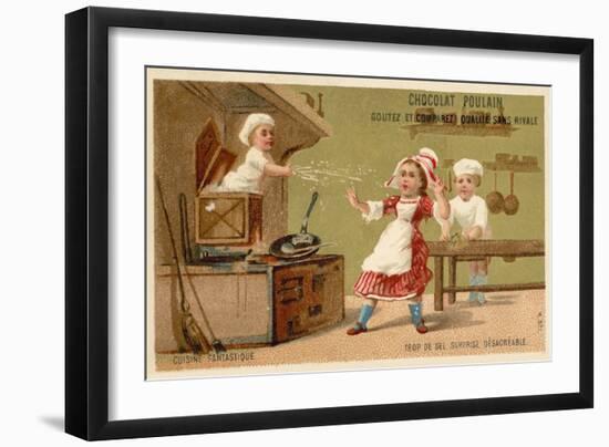 Too Much Salt - Unpleasant Surprise-null-Framed Giclee Print