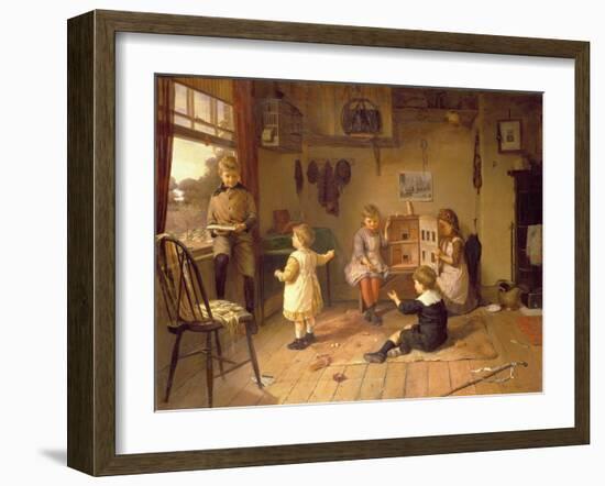 Too Old to Play-Harry Brooker-Framed Giclee Print