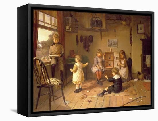 Too Old to Play-Harry Brooker-Framed Stretched Canvas