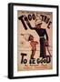 Too True to Be Good by Bernard Shaw at the Guild Theatre, c.1932-Frank Watts-Framed Giclee Print