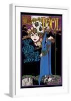 Tool concert poster, London, England-Bob Masse-Framed Art Print