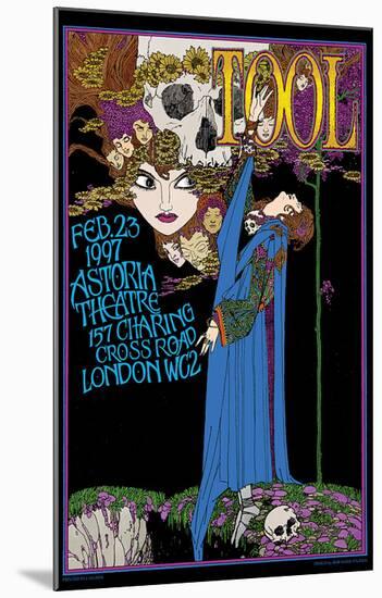 Tool concert poster, London, England-Bob Masse-Mounted Art Print