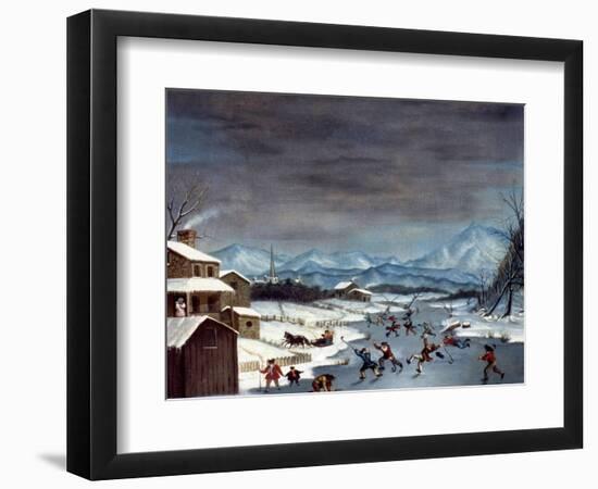 Toole: Skating, 1835-J. Toole-Framed Giclee Print