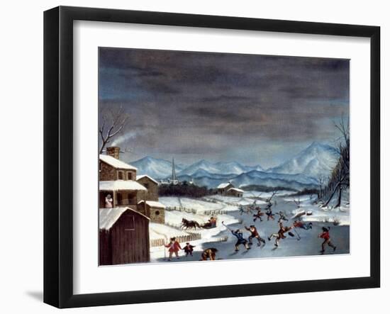 Toole: Skating, 1835-J. Toole-Framed Giclee Print