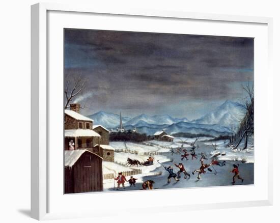 Toole: Skating, 1835-J. Toole-Framed Giclee Print