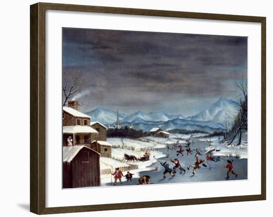 Toole: Skating, 1835-J. Toole-Framed Giclee Print
