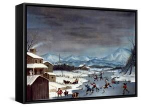 Toole: Skating, 1835-J. Toole-Framed Stretched Canvas