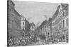 Tooley Street in the First Half of the Nineteenth Century, c1840, (1912)-null-Stretched Canvas