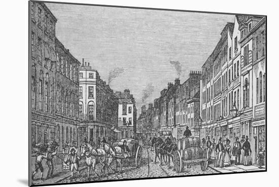 Tooley Street in the First Half of the Nineteenth Century, c1840, (1912)-null-Mounted Giclee Print