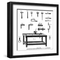 Tools for Making Musical Instruments, C. 1750-null-Framed Art Print