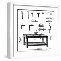 Tools for Making Musical Instruments, C. 1750-null-Framed Art Print