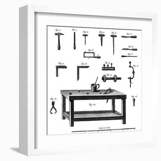 Tools for Making Musical Instruments, C. 1750-null-Framed Art Print