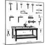 Tools for Making Musical Instruments, C. 1750-null-Mounted Art Print