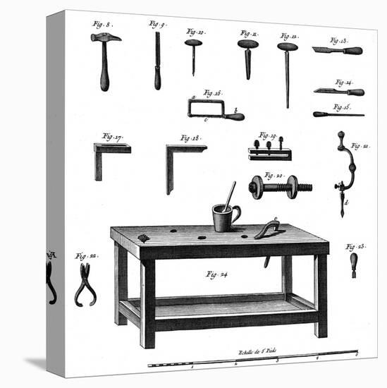 Tools for Making Musical Instruments, C. 1750-null-Stretched Canvas