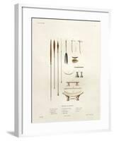 Tools of the Society Islands-Ambroise Tardieu-Framed Giclee Print