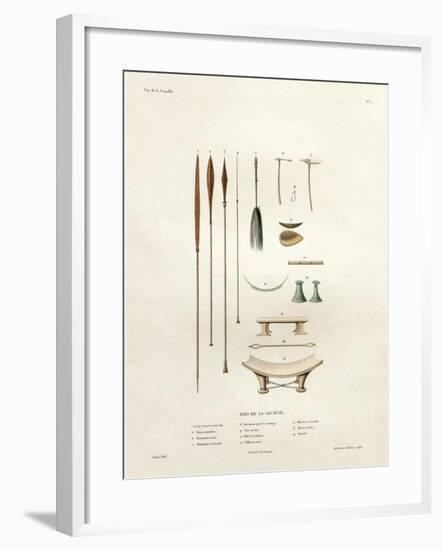 Tools of the Society Islands-Ambroise Tardieu-Framed Giclee Print