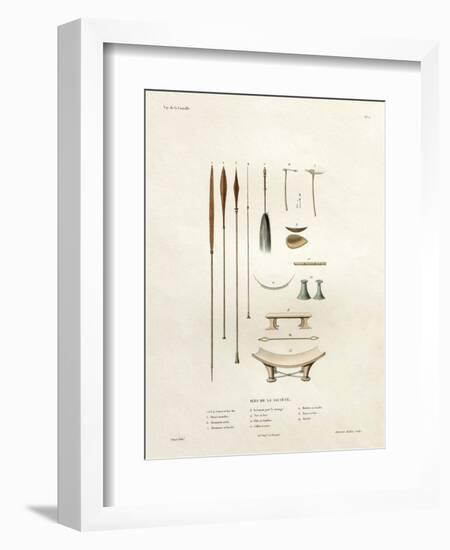 Tools of the Society Islands-Ambroise Tardieu-Framed Giclee Print