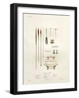 Tools of the Society Islands-Ambroise Tardieu-Framed Giclee Print