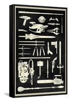 Tools of the Trade - Hero Weapons-null-Framed Stretched Canvas