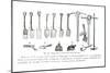 Tools Used in Connection with the Soil, from 'The Fruit Grower's Guide' Published C.1897-1905-null-Mounted Giclee Print