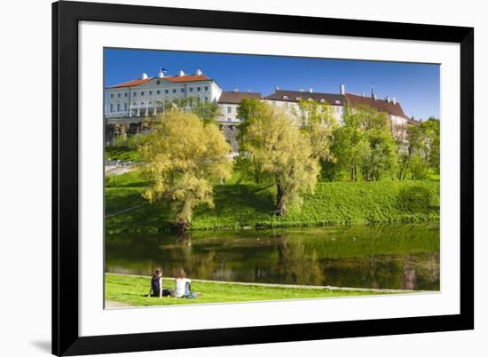 Toompea Hill, Snelli Tiik Lake, Old Town of Tallinn, Estonia, Baltic States, Europe-Nico Tondini-Framed Photographic Print