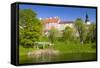 Toompea Hill, Snelli Tiik Lake, Old Town of Tallinn, Estonia, Baltic States, Europe-Nico Tondini-Framed Stretched Canvas