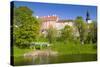 Toompea Hill, Snelli Tiik Lake, Old Town of Tallinn, Estonia, Baltic States, Europe-Nico Tondini-Stretched Canvas