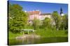 Toompea Hill, Snelli Tiik Lake, Old Town of Tallinn, Estonia, Baltic States, Europe-Nico Tondini-Stretched Canvas