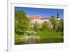 Toompea Hill, Snelli Tiik Lake, Old Town of Tallinn, Estonia, Baltic States, Europe-Nico Tondini-Framed Photographic Print