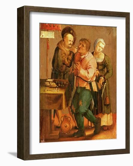 Tooth Extraction-Lucas van Leyden-Framed Giclee Print