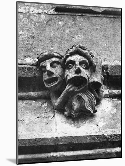 'Toothache' Gargoyles-null-Mounted Photographic Print