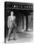 Toots Shor in Front of His Famous Restaurant in 1959-null-Stretched Canvas