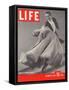 Top Ballroom Dancers, Frank Veloz and Yolanda Casazza, October 30, 1939-Gjon Mili-Framed Stretched Canvas
