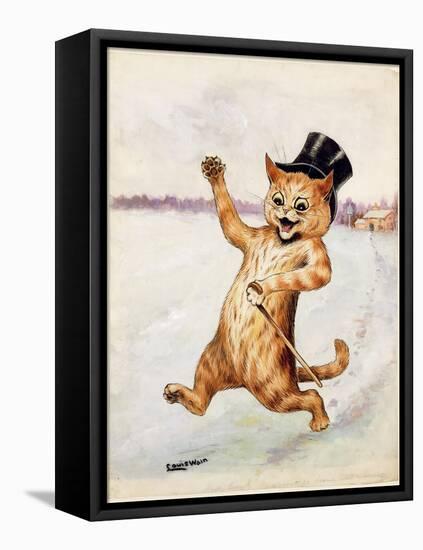 Top Cat!-Louis Wain-Framed Stretched Canvas