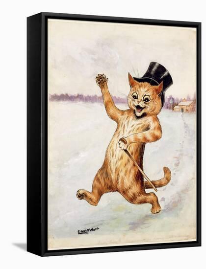 Top Cat!-Louis Wain-Framed Stretched Canvas