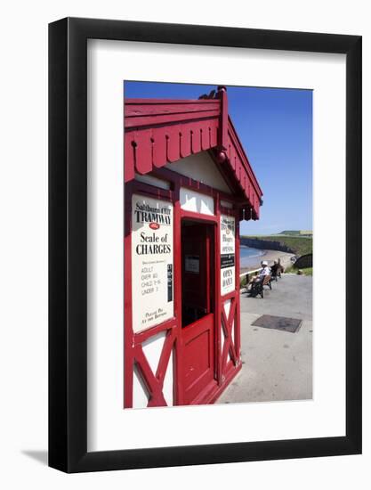 Top Cliff Tramway Kiosk at Saltburn by the Sea-Mark Sunderland-Framed Photographic Print