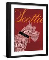 Top Dog Scottie-Dominique Vari-Framed Art Print