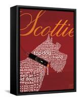 Top Dog Scottie-Dominique Vari-Framed Stretched Canvas