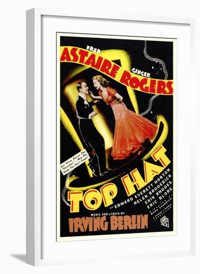 Top Hat, 1935-null-Framed Art Print