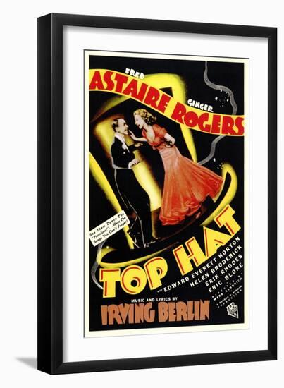 Top Hat, 1935-null-Framed Art Print