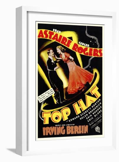 Top Hat, 1935-null-Framed Art Print