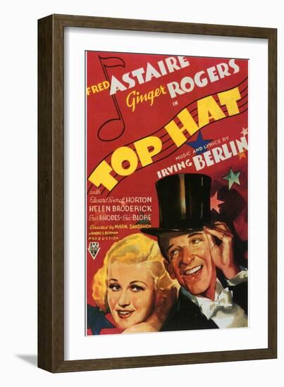 Top Hat, 1935-null-Framed Art Print