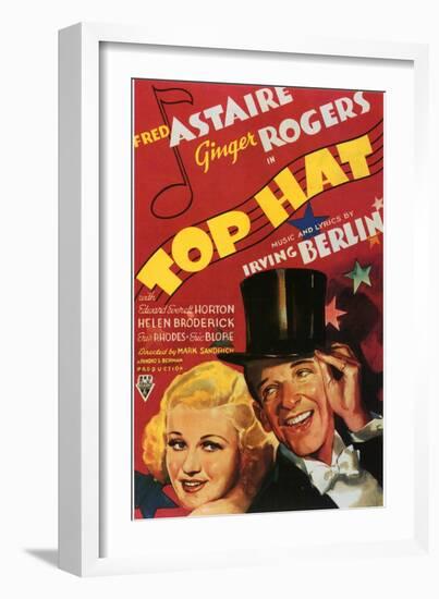 Top Hat, 1935-null-Framed Art Print