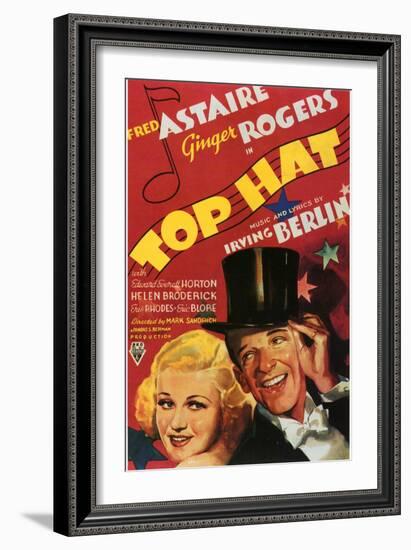 Top Hat, 1935-null-Framed Art Print